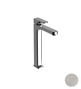 Cisal Cubic Смеситель для раковины, без донного клапана, длина излива 17 см, цвет: brushed nickel CU0045412F