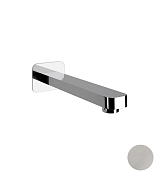 Cisal Cubic Излив настенный для ванны 20 см, цвет: brushed nickel CU0002412F