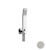 Cisal Shower Душевой гарнитур: душевая лейка, шланг 150 см, вывод, цвет: brushed nickel DS0188002F