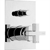 Cisal Barcelona Смеситель для душа встраиваемый на 2 потребителя, цвет: chrome BA00210021