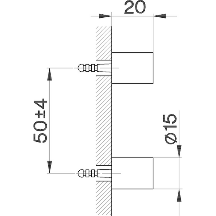 Cisal System Настенные крепления для ершика, цвет: chrome SY09066021