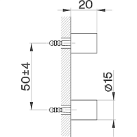 Cisal System Настенные крепления для ершика, цвет: chrome SY09066021