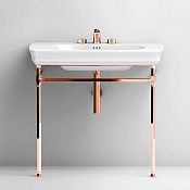 ArtCeram Civitas Консоль напольная металлическая для раковины 76x42x75h см, цвет: pink gold CIA004 77