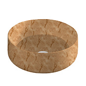 ArtCeram Cognac Раковина чаша d42x16h см, без перелива, покрытие Saniglaze, цвет: onyx COL001 46 00
