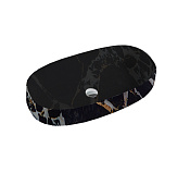 ArtCeram Cognac Раковина чаша 68x35x15h см, без перелива, покрытие Saniglaze, цвет: portoro gold COL005 48 00