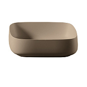 ArtCeram Cognac Раковина чаша 55x35x15,5h см, без перелива, покрытие Saniglaze, цвет: brown tortora COL008 40 00