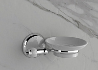 Remer Epoca Мыльница с керамической чашей, подвесная, цвет: cromo EP10CR