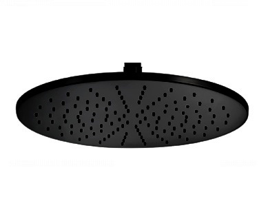 Remer Верхний душ 20 см, 1 режим, без кронштейна, цвет: nero opaco 359MM20NOx