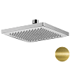 Remer Верхний душ 20x20 см, 1 режим, без кронштейна, цвет: vecchio ottone 359SSVOX