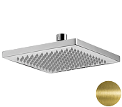 Remer Верхний душ 20x20 см, 1 режим, без кронштейна, цвет: vecchio ottone 359SSVOX