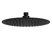 Remer Верхний душ 25 см, 1 режим, без кронштейна, цвет: nero opaco 357UFM25NOX