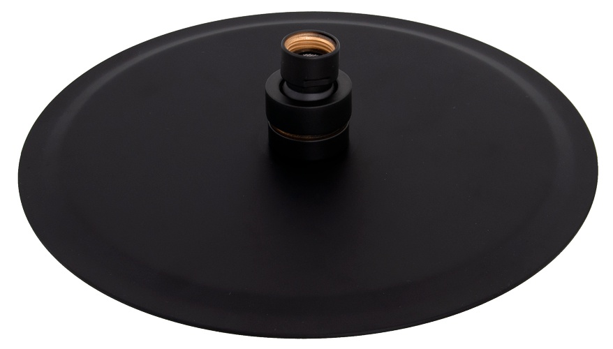 Remer Верхний душ 30 см, 1 режим, без кронштейна, цвет: nero opaco 357UFM30NOX