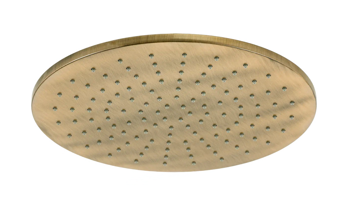 Remer Верхний душ 30 см, 1 режим, без кронштейна, цвет: vecchio ottone 359MM30VOX