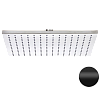 Remer Верхний душ 30x30 см, 1 режим, без кронштейна, цвет: nero opaco 359SSLNOX