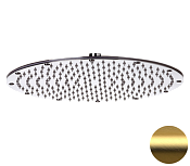 Remer Верхний душ 35 см, 1 режим, без кронштейна, цвет: oro spazzolato 359MMXLBG