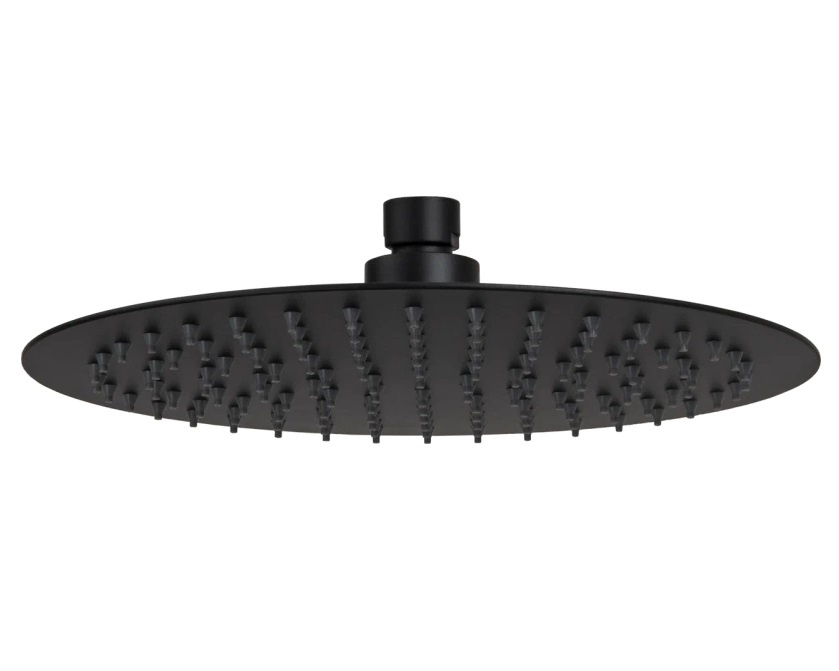 Remer Верхний душ 40 см, 1 режим, без кронштейна, цвет: nero opaco 357UFM40NOX