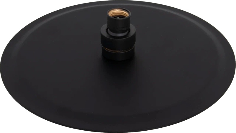 Remer Верхний душ 40 см, 1 режим, без кронштейна, цвет: nero opaco 357UFM40NOX