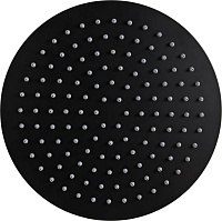 Remer Верхний душ 40 см, 1 режим, без кронштейна, цвет: nero opaco 357UFM40NOX