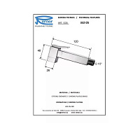 Remer Лейка гигиенического душа, цвет: vecchio ottone 332OSVO