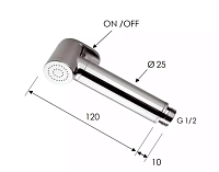 Remer Лейка гигиенического душа, цвет: vecchio ottone 332OWVO