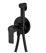 Remer Energy Гигиенический душ со смесителем, шланг 120 см, с встраиваемой частью, цвет: nero opaco EY65WNO