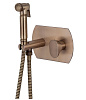 Remer Infinity Гигиенический душ со смесителем, шланг, с встраиваемой частью, цвет: vecchio ottone I60VO