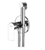 Remer Infinity Гигиенический душ со смесителем, шланг 120 см, цвет: nichel spazzolato opaco I65WNPO