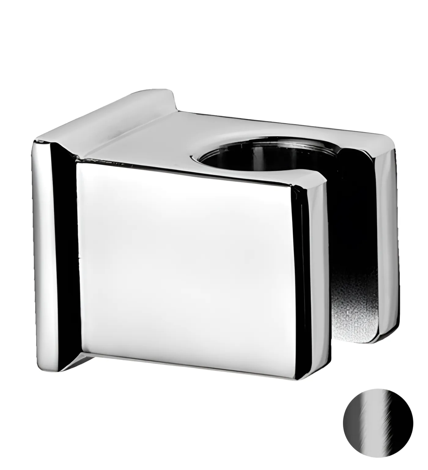 Remer Держатель ручного душа, цвет: cromo nero spazzolato 339SOSCFP