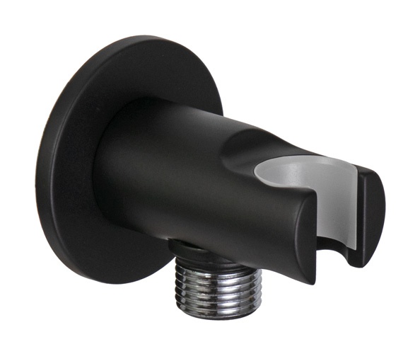 Remer Шланговое подключение с держателем душа, цвет: nero opaco 337MNO