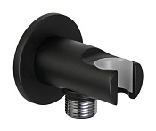 Remer Шланговое подключение с держателем душа, цвет: nero opaco 337MNO