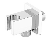 Remer Шланговое подключение с держателем душа, цвет: bianco opaco 337QBO