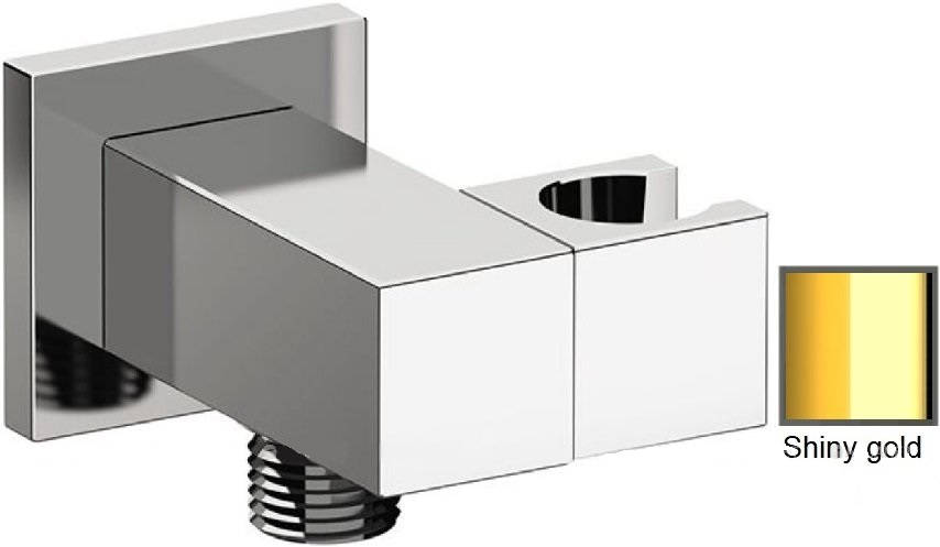 Remer Шланговое подключение с поворотным держателем душа, цвет: oro lucido 337SDO