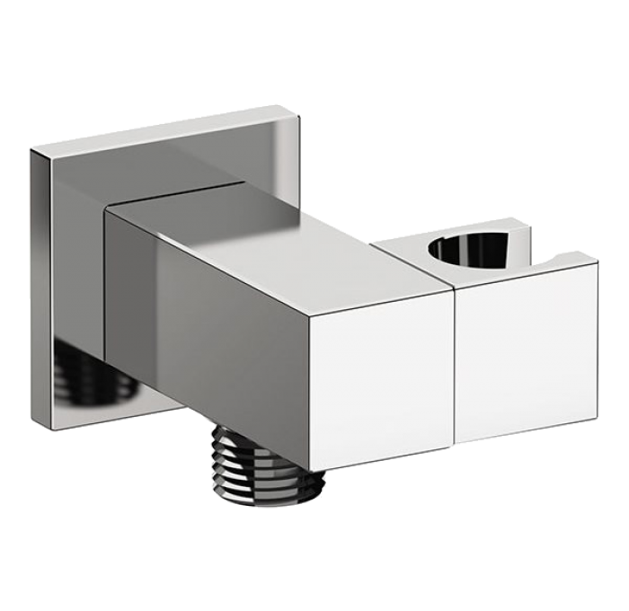 Remer Шланговое подключение с поворотным держателем душа, цвет: nichel spazzolato opaco 337SNPO