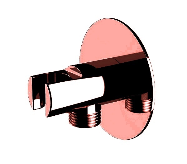 Remer Шланговое подключение с держателем душа, цвет: rame lucido 337XRL