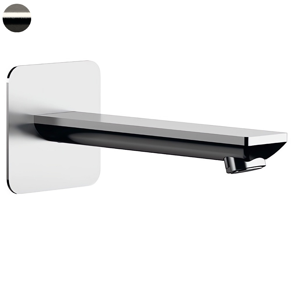 Remer Energy Излив настенный 20,7 см, цвет: nichel spazzolato 91EYNP