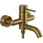 Remer X Style Смеситель для ванны с душем, цвет: vecchio ottone X05VO