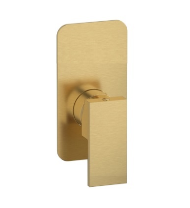 Remer Absolute Смеситель для душа встраиваемый на 1 потребителя, внешняя часть, цвет: oro spazzolato AU30KBBG