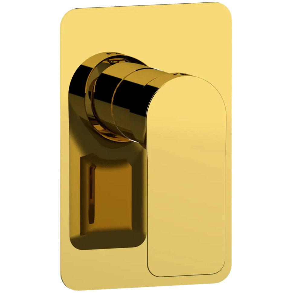 Remer Infinity Смеситель для душа встраиваемый на 1 потребителя, внешняя часть, цвет: oro lucido I30KBDO