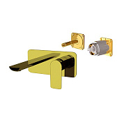 Remer Infinity Смеситель для раковины, излив 15,5 см, внешняя часть, цвет: oro spazzolato i15KBBG