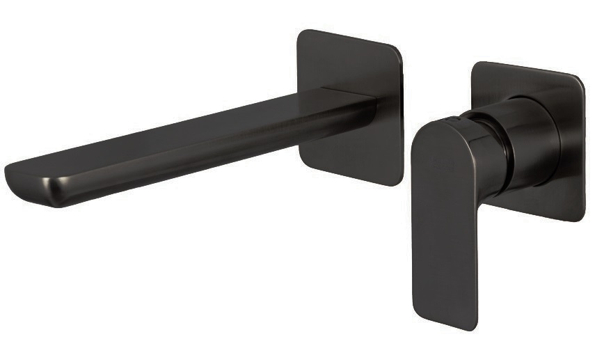 Remer Infinity Смеситель для раковины, излив 15,3 см, цвет: cromo nero spazzolato I15PCFP