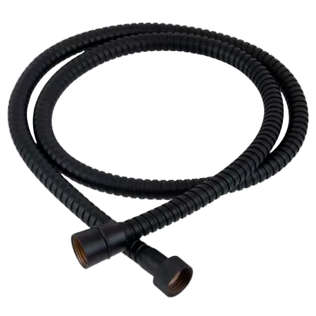 Remer Душевой шланг 150 см, цвет: cromo nero spazzolato 333CN150CFP