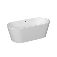 Sancos Mimi Акриловая ванна отдельно стоящая 170x80x59h см, цвет: белый FB01