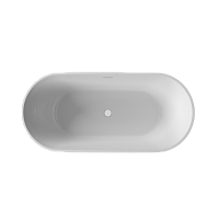 Sancos Mimi Акриловая ванна отдельно стоящая 170x80x59h см, цвет: белый FB01