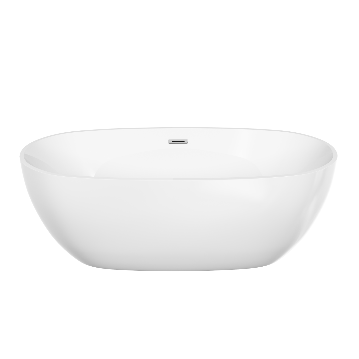 Sancos Flo Акриловая ванна отдельностоящая 170x80x58h см, цвет: белый FB02