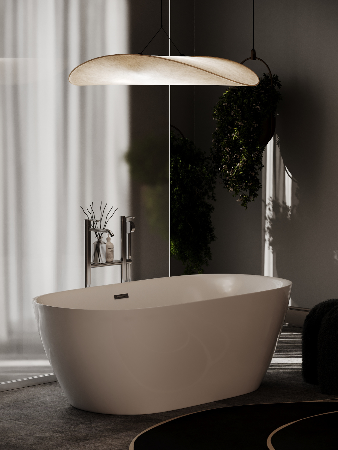 Sancos Fusion Акриловая ванна отдельностоящая 170x80x58h см, цвет: белый FB03