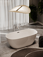 Sancos Fusion Акриловая ванна отдельностоящая 170x80x58h см, цвет: белый FB03