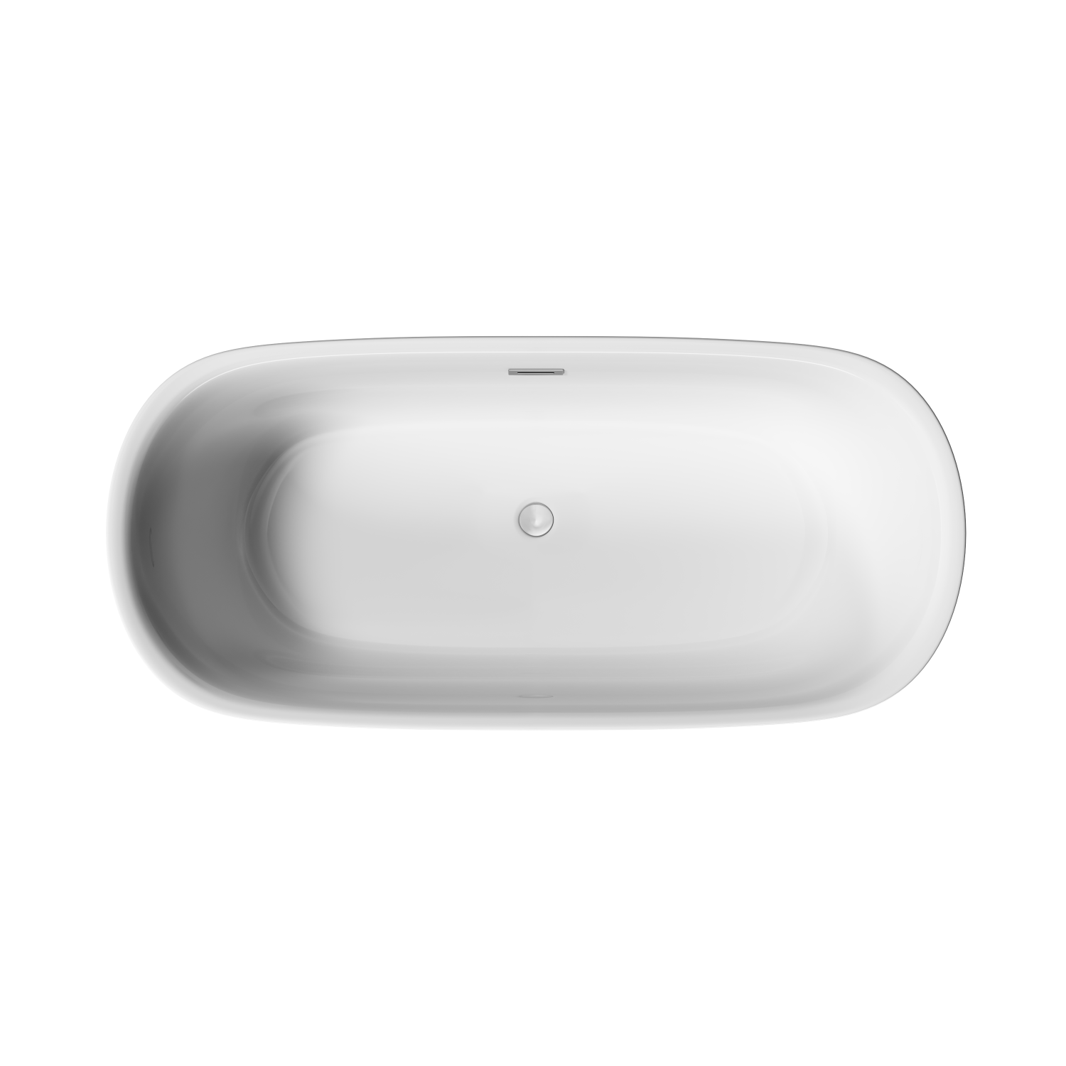 Sancos Viva Акриловая ванна отдельностоящая 170x80x60h см, цвет: белый FB08