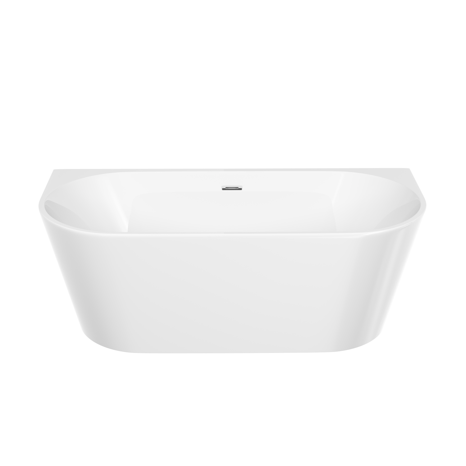 Sancos First Акриловая ванна пристенная 170x80x58h см, цвет: белый FB10