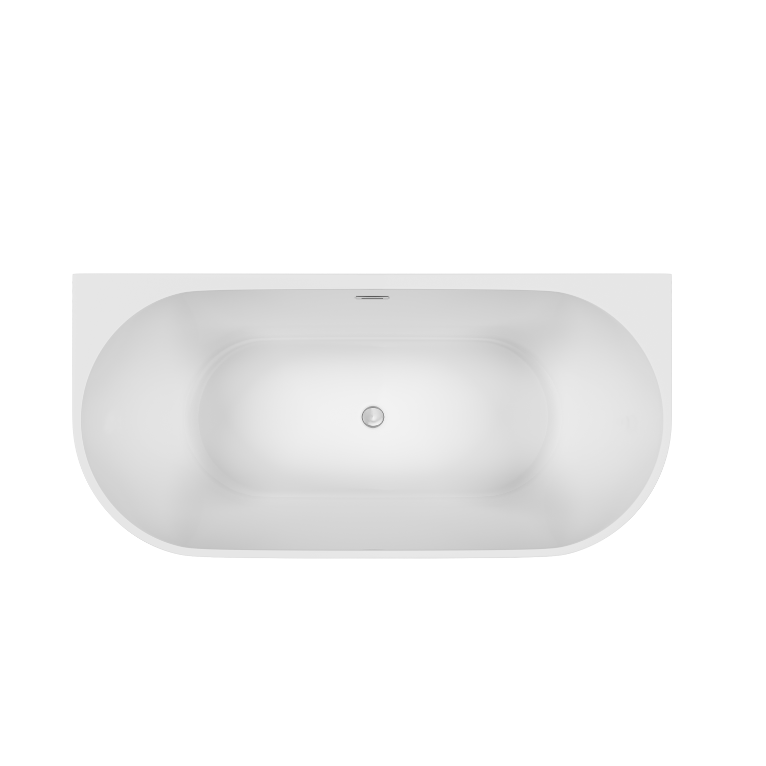 Sancos First Акриловая ванна пристенная 170x80x58h см, цвет: белый FB10