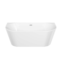 Sancos First Акриловая ванна пристенная 170x80x58h см, цвет: белый FB10